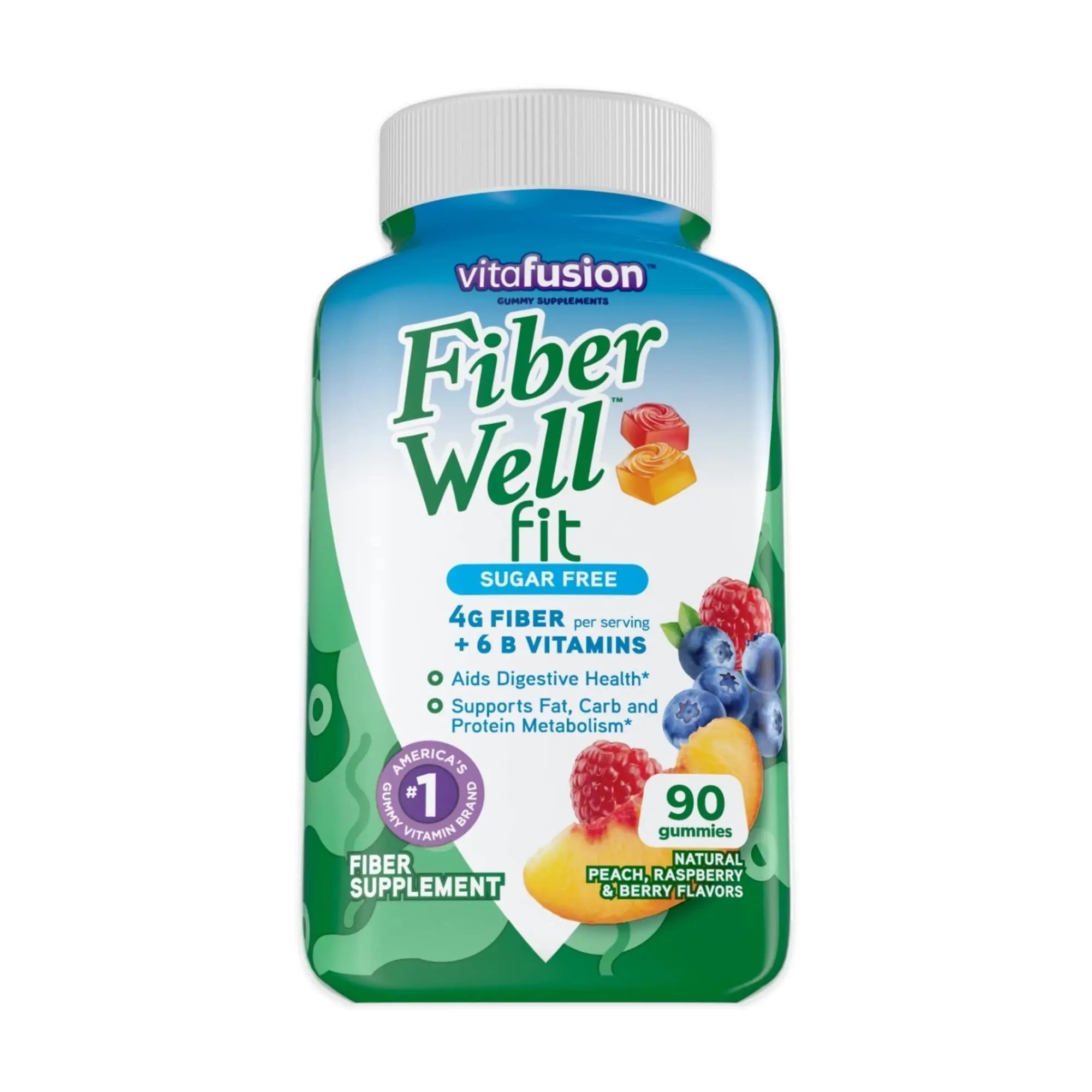 Vitafusion Fiber Well Fit Gummies, 90 Count and L’il Critters Gummy Vites Daily Gummy Multivitamin for Kids, 190 Gummies Vitafusion uk supplements