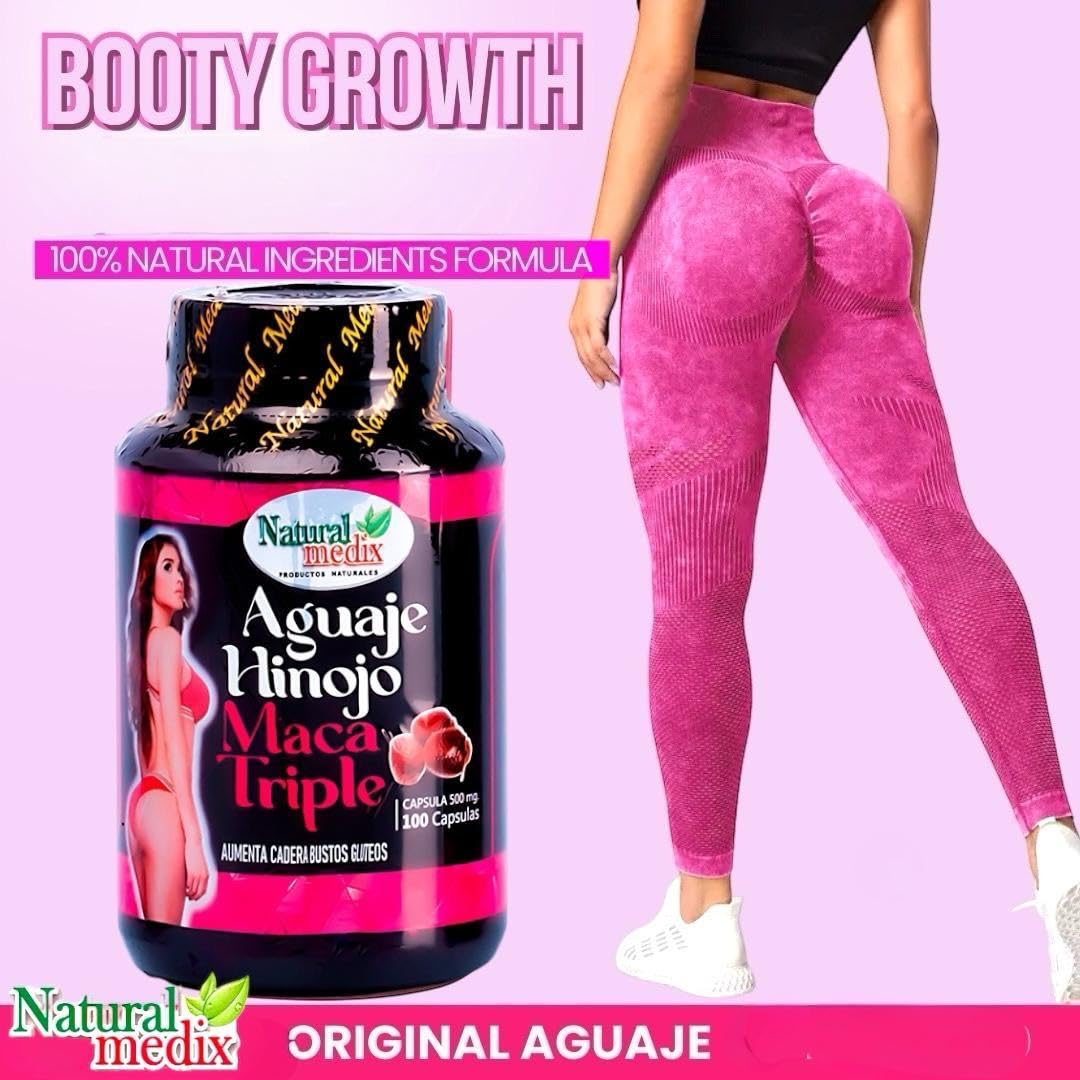 Natural medix Aguaje Hinojo Maca Triple (Maca Root Supplement) Premium 100 Capsules | Premium Botanical Blend for Feminine Balance & Confidence Natural medix uk supplements
