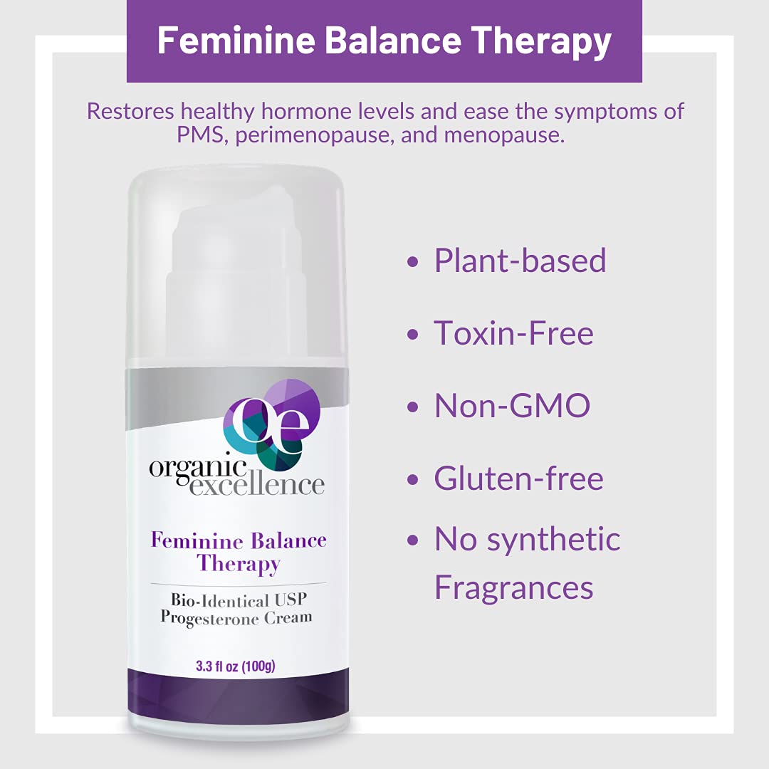 Organic Excellence Feminine Balance Wild Yam & Botanical Cream – Natural Women’s Cream for Everyday Balance – 3.3 fl oz Organic Excellence uk supplements