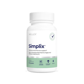 Simplix | Natural Supplement to Strengthen The Immune System | Respond to Outbreaks | Source of Highly Researched Mushroom & Seaweed Polysaccharides 60 Veggie Capsules (1 Pack) Papillex uk supplements