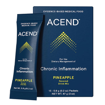 ACEND Advanced Inflammatory Support Powdered Drink Mix | Evidence-Based Polyphenols + Prebiotic Fiber + Probiotics | D3+K2, Minerals & Electrolytes | Non-GMO ACEND uk supplements