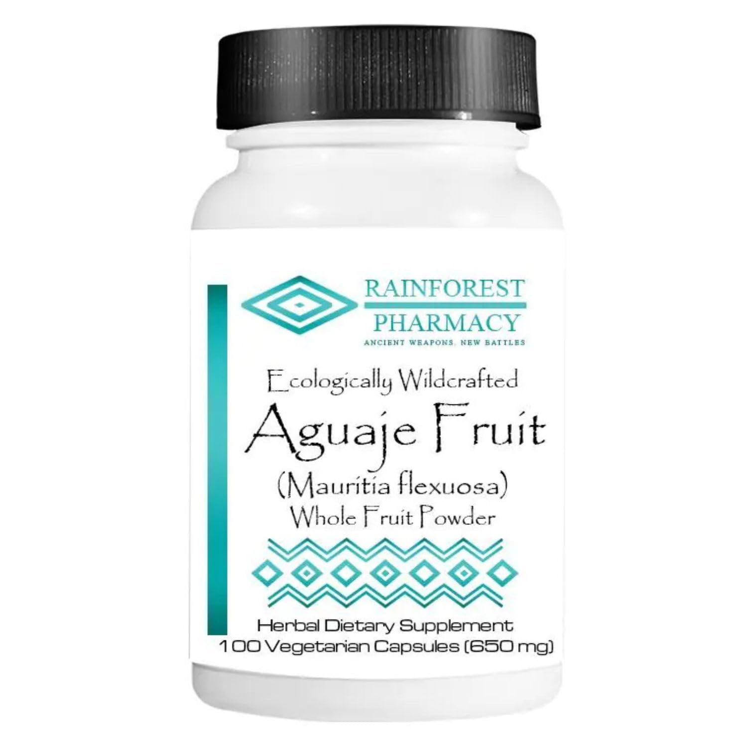 Aguaje Fruit 100 Vegetarian Capsules Rainforest Pharmacy uk supplements