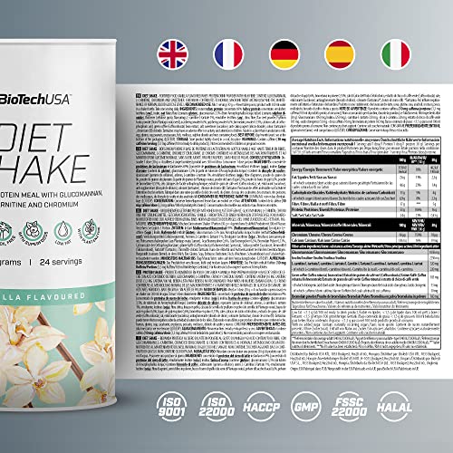 BioTechUSA Diet Shake | High-Protein, Low-Fat | with Superfoods, Chromium, Glucomannan BioTechUSA uk supplements
