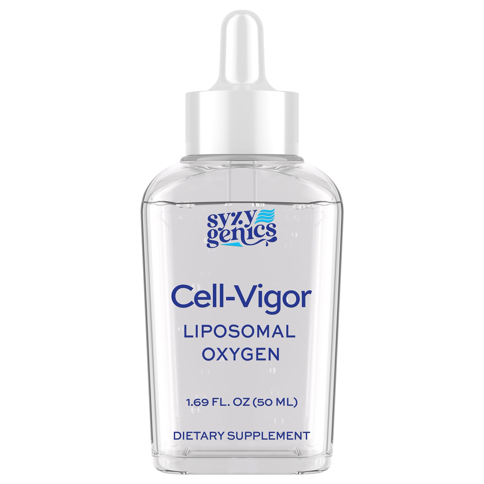 SYZY GENICS Liquid Oxygen Drops – 13-in-1 Oxygen Boost Liposomal Formula with CoQ10, B Vitamins, Ginseng, Glutathione & Resveratrol – High Absorption Energy & Immune Support – 1.69 fl oz SYZY GENICS uk supplements