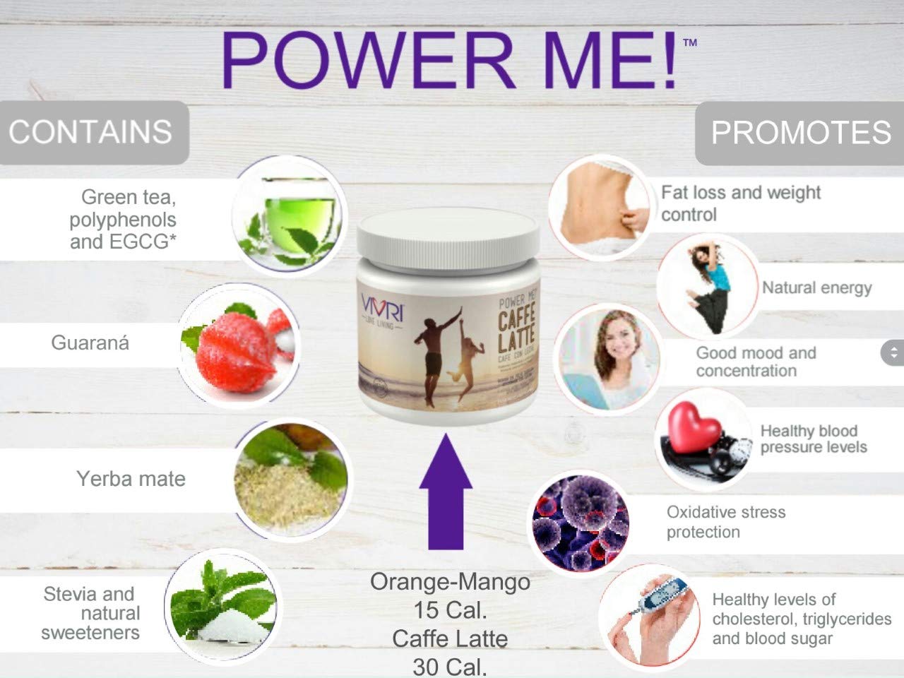 Power Me Orange Mango 5.29 OZ VIVRI uk supplements