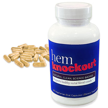 Hem Knockout Internal Hemorrhoid Relief Supplement- Fast-Acting Pills for Pain, Swelling & Bleeding - Natural Vein Strengthening Formula - 90 Day Supply - Made in USA Hem Knockout uk supplements