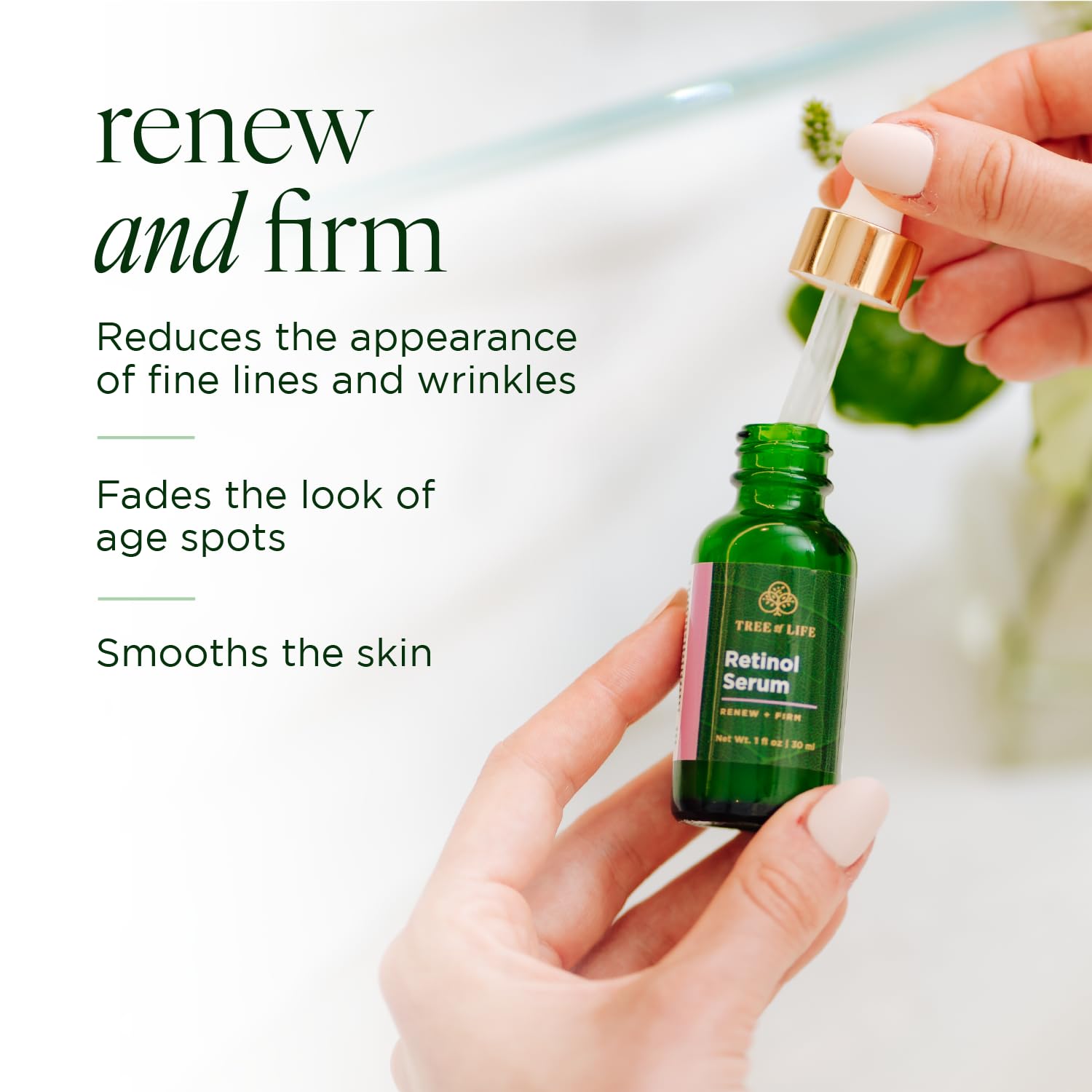 Retinol Serum, 2oz, 2pk Tree of Life Beauty uk supplements