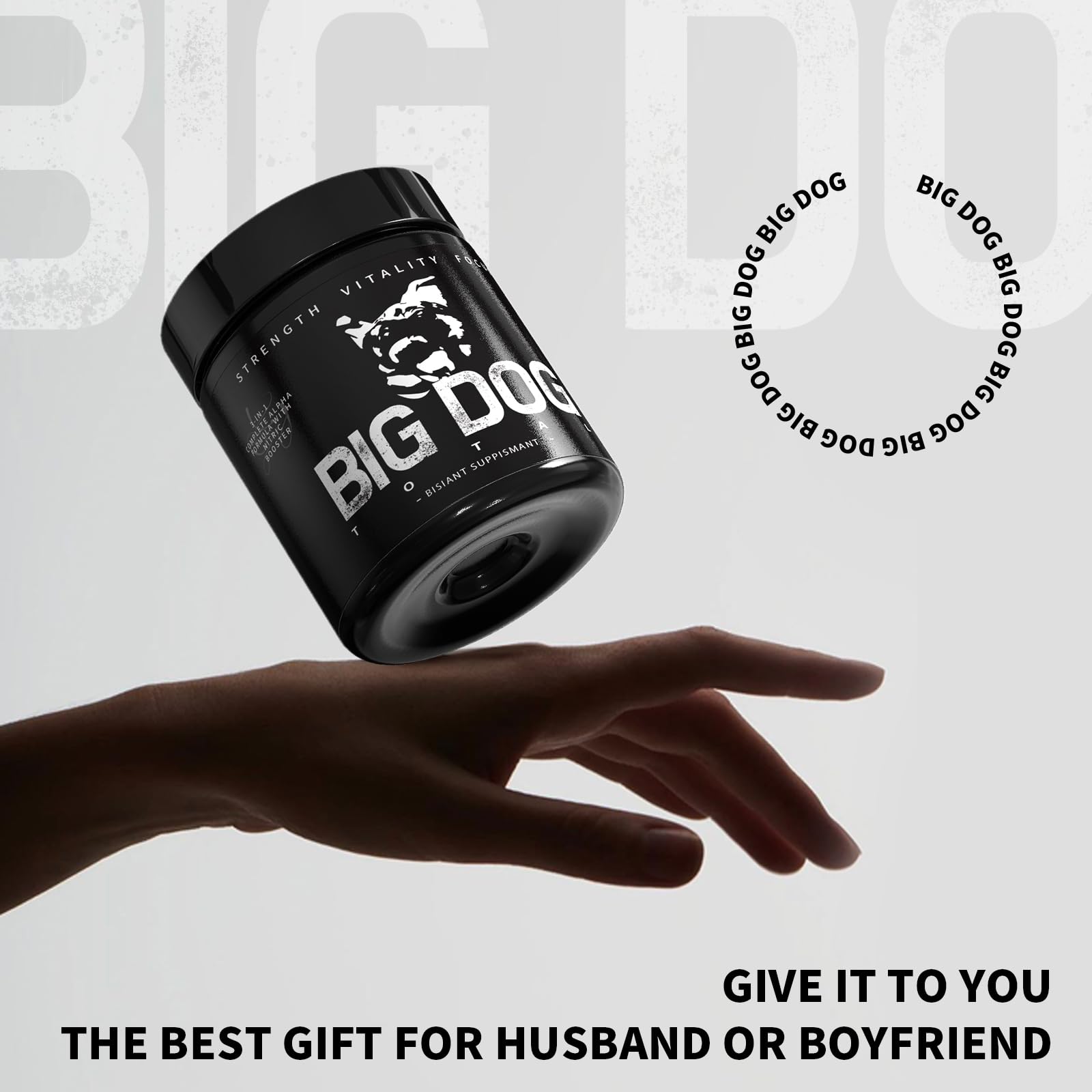 Big Dog Total Male 3-in-1 Total Alpha Blend Men’s Must-Have, Non-GMO - Natural Energy & Endurance Support, 60 Count (Big Dog Total - 1Pcs) FMRFMR uk supplements