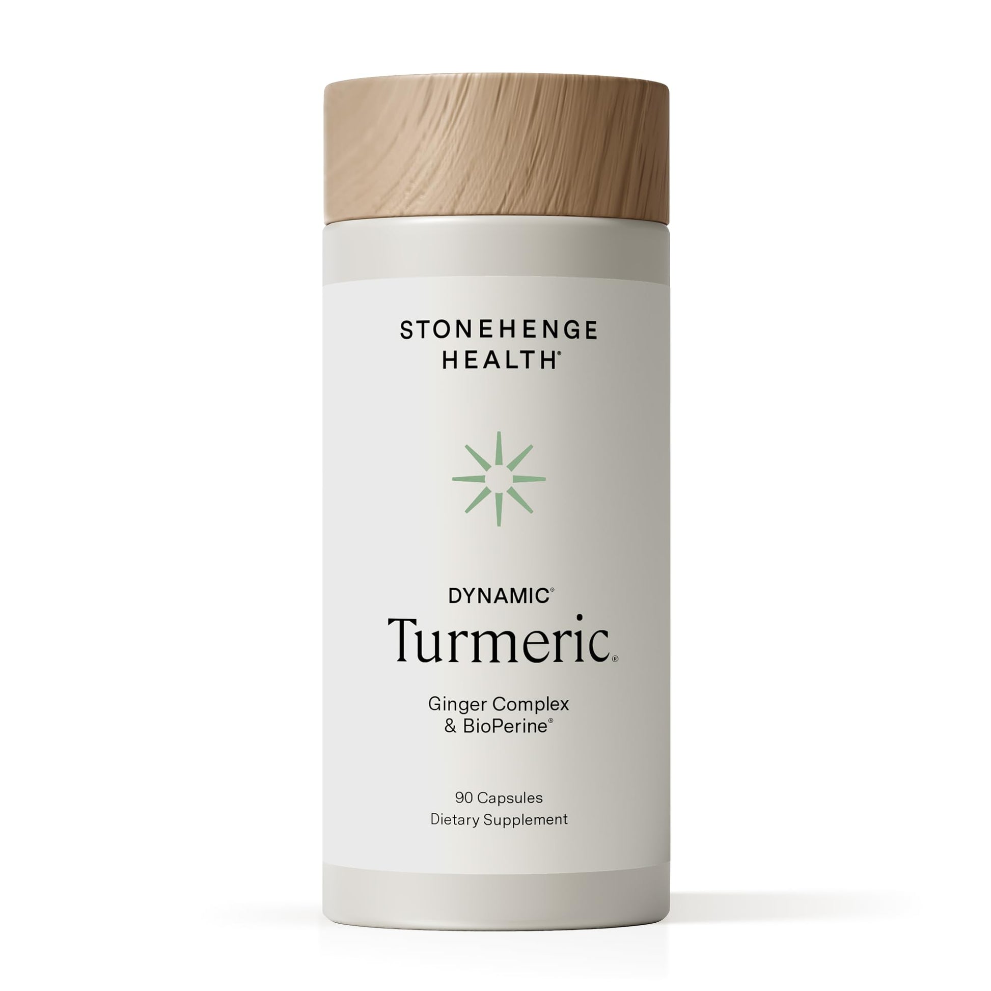 Stonehenge Health Dynamic Turmeric Curcumin with Ginger - High Potency - 1,650 mg Turmeric with 95% Curcuminoids & BioPerine, 90 Vegetarian Capsules Stonehenge Health uk supplements