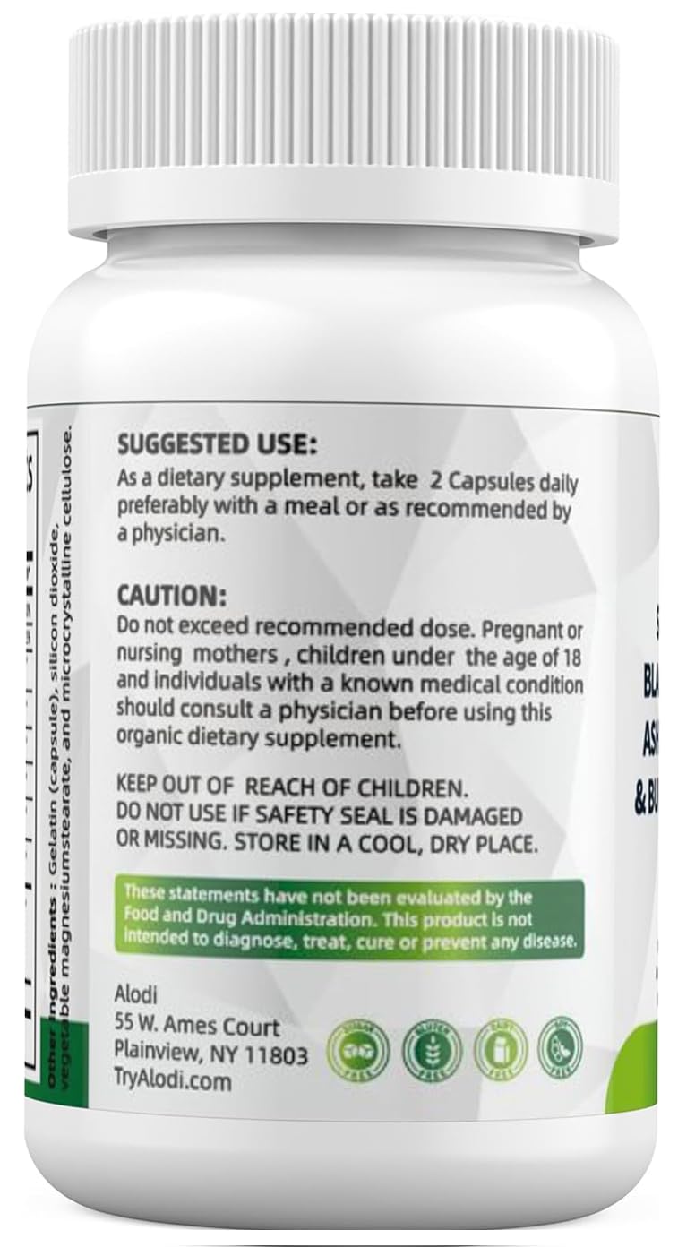 ALODI Super Seaweed Blend Supplement - Contains KSM-66 Ashwagandha, Black Seed Oil, Burdock Root, Kelp, Supports Digestion, Sleep, and Immune Health ALODI uk supplements