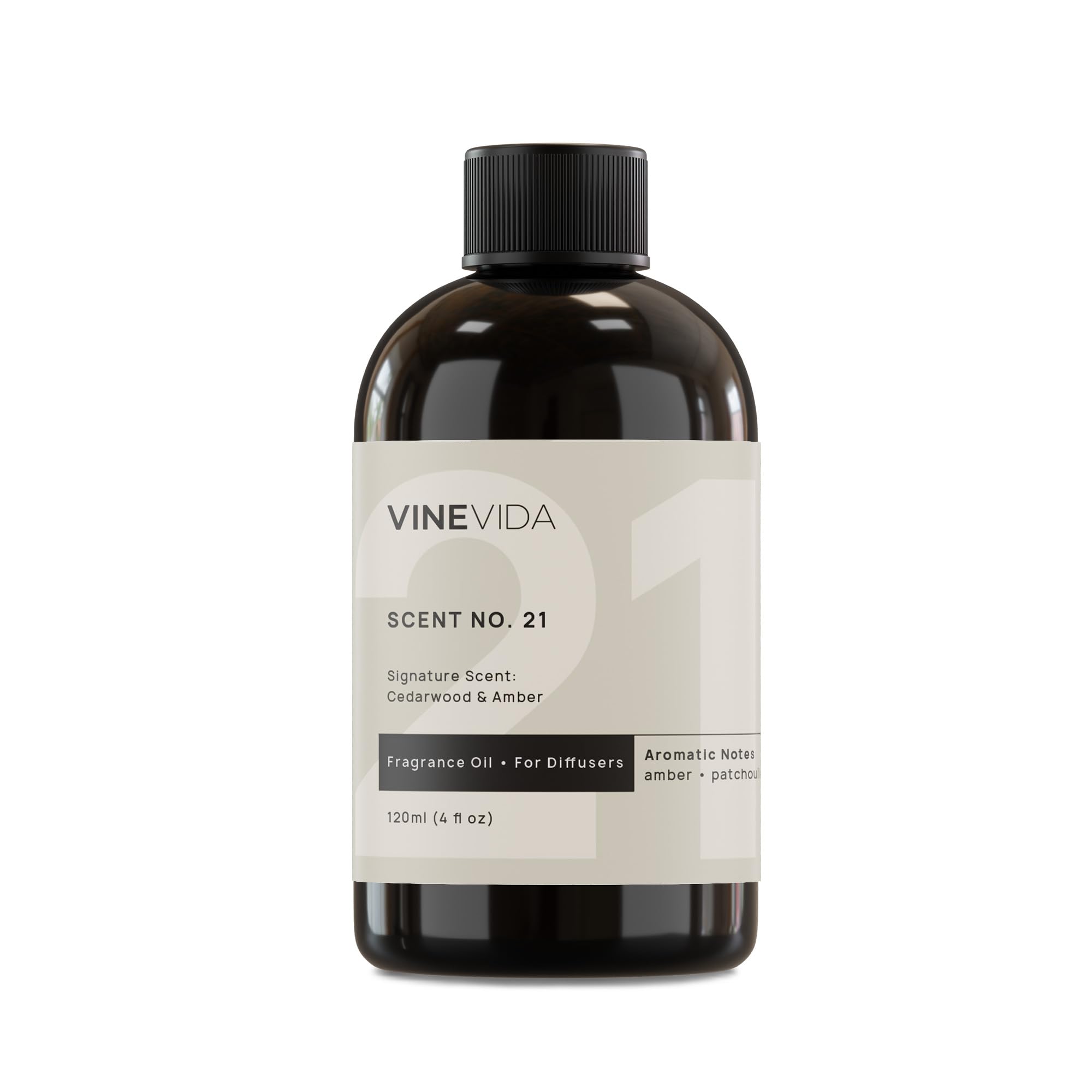 VINEVIDA [4 Fl Oz] Cedarwood & Amber Fragrance Oil for Cold Air Diffusers, Essential Oils VINEVIDA uk supplements