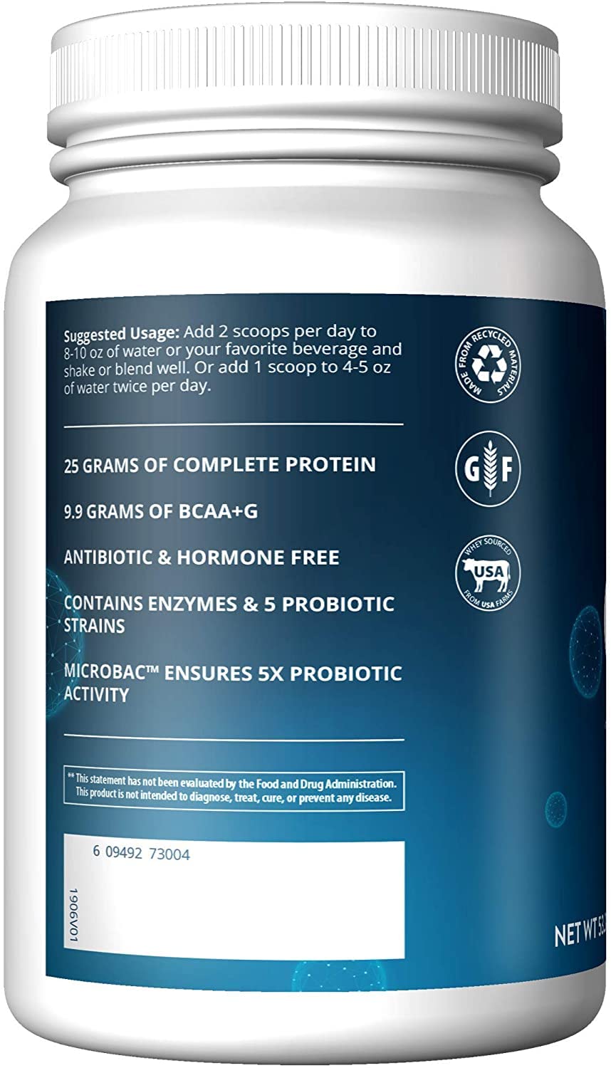 MRM Nutrition Gainer Protein with Probiotics & Postbiotics - Chocolate Flavored for Men & Women, 25g Protein, Whey Protein Concentrate & Isolate, Micellar Casein, & Digestive Enzymes - 18 Servings MRM uk supplements