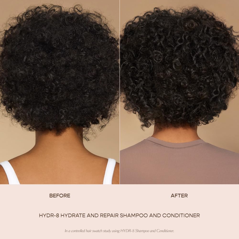 VEGAMOUR HYDR-8 Hydrate and Repair Shampoo and Conditioner Kit | Cleanses and Strengthens Dry, Damaged Hair with Amino Acids and Karmatin™ | Clean, Vegan, Cruelty-Free, Clinically Proven, Color Safe VEGAMOUR uk supplements