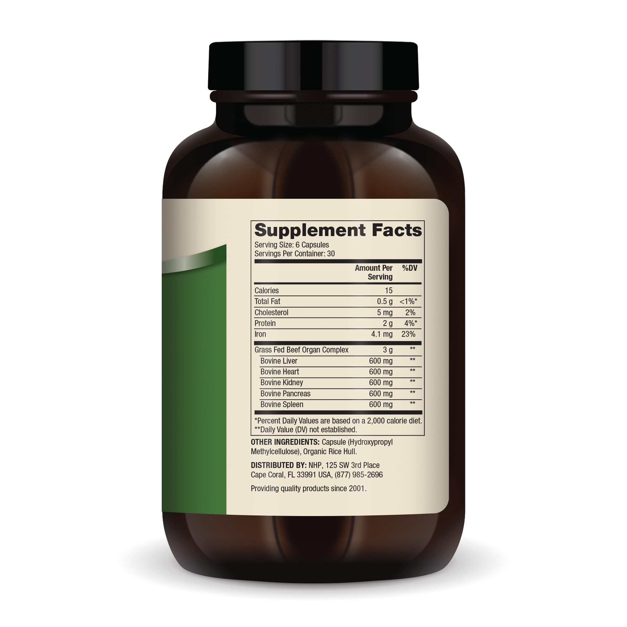 Dr. Mercola Grass Fed Beef Organ Complex - Supports Whole Body Wellness - Freeze-Dried Organ Blend - Non-GMO - Gluten-Free - 180 Capsules Dr. Mercola uk supplements