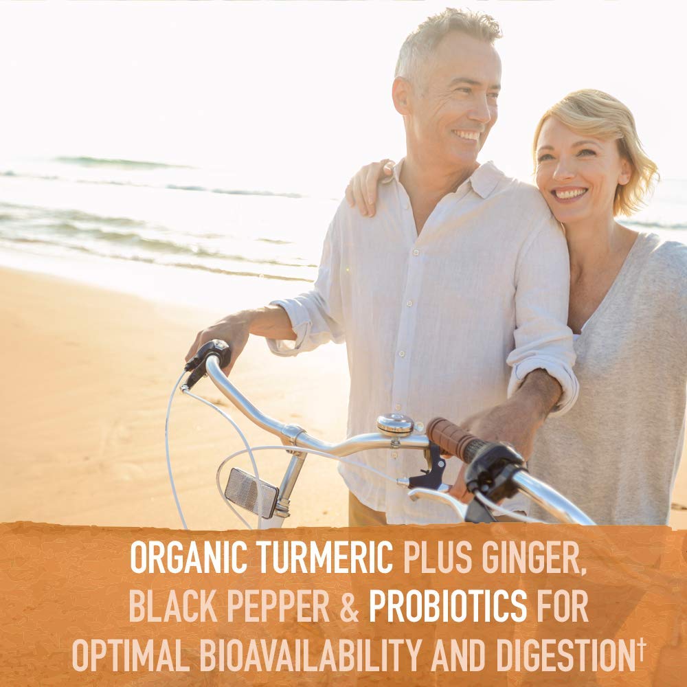 Garden of Life Organics Extra Strength Turmeric Inflammatory Response 120 Tablets-100Mg Curcumin (95% Curcuminoids) Black Pepper, Probiotics, Organic Non-GMO Vegan Gluten Free Herbal Supplement Garden of Life uk supplements