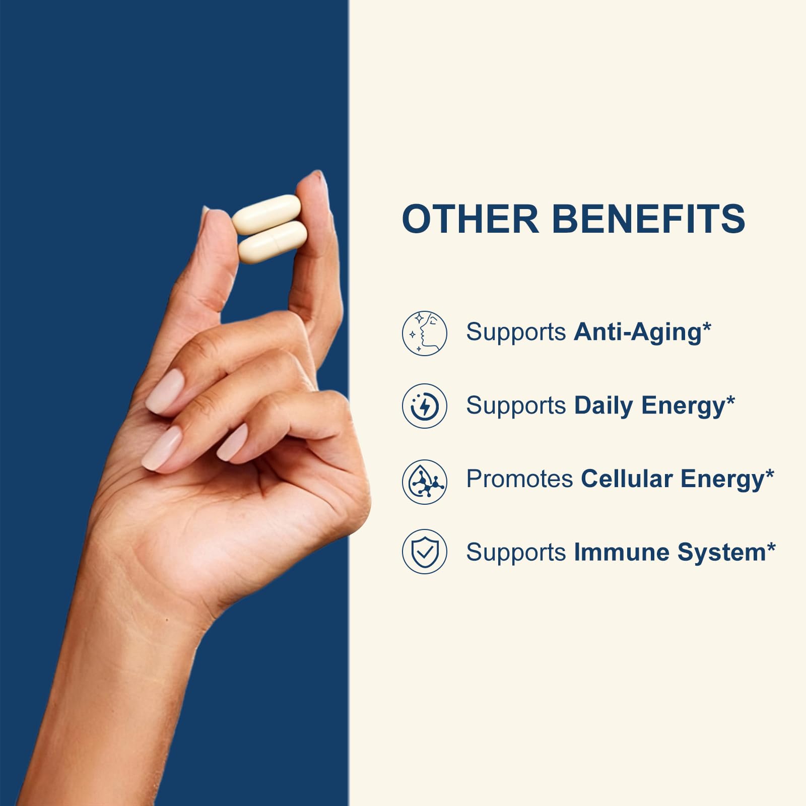 NUISM NMNH NAD+ Supplement, Liposomal 600mg NMN NAD+ and Resveratrol Complex for Cellular Energy, Healthy Aging & Metabolic Support, 90 Capsules NUISM uk supplements