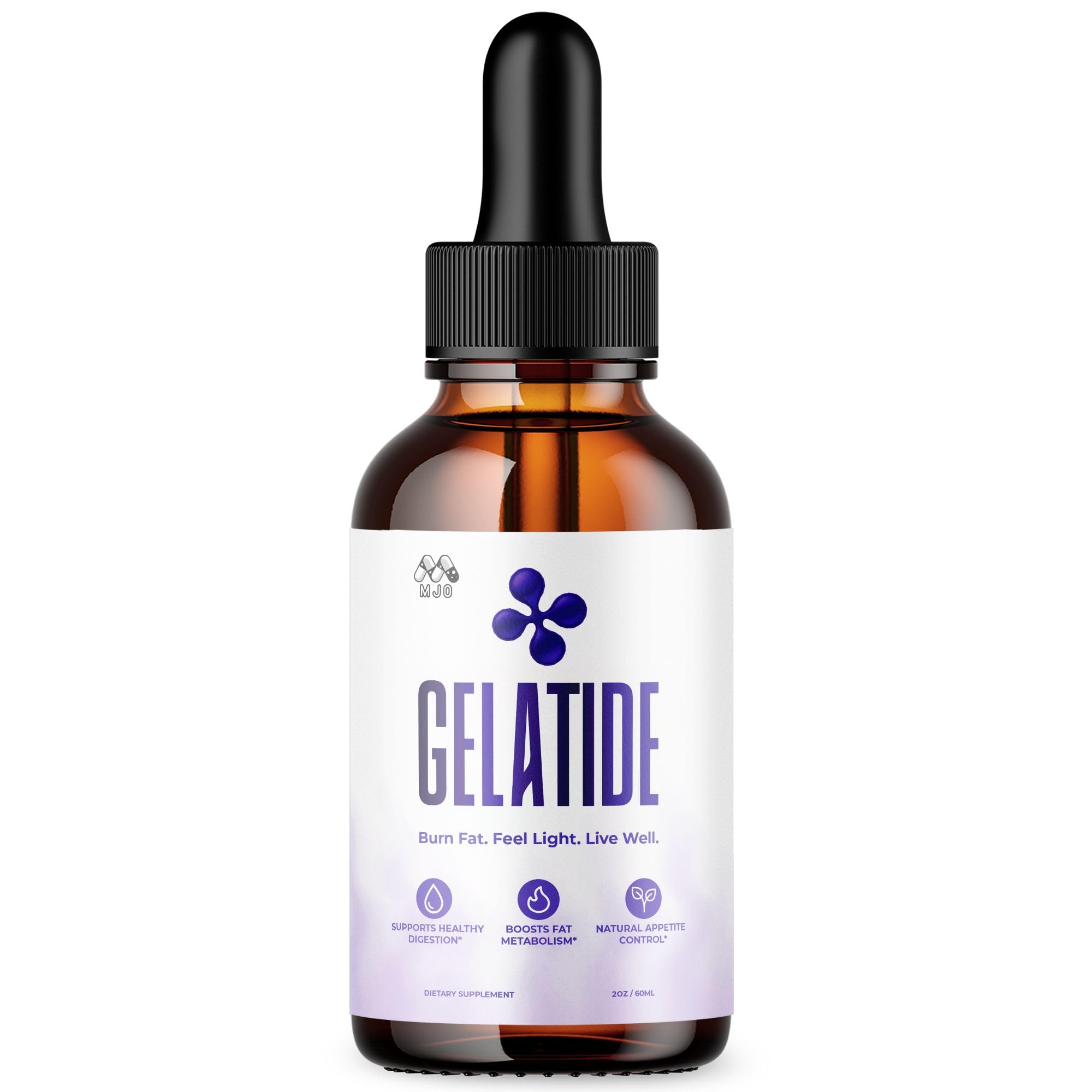 Gelatide Drops, Official Gelatide Health Support Formula with All Natural Ingredients, Advanced Active Lifestyle Support Supplement Maximum Strength Vitamin Formula for Women and Men (30 Servings) MJO uk supplements