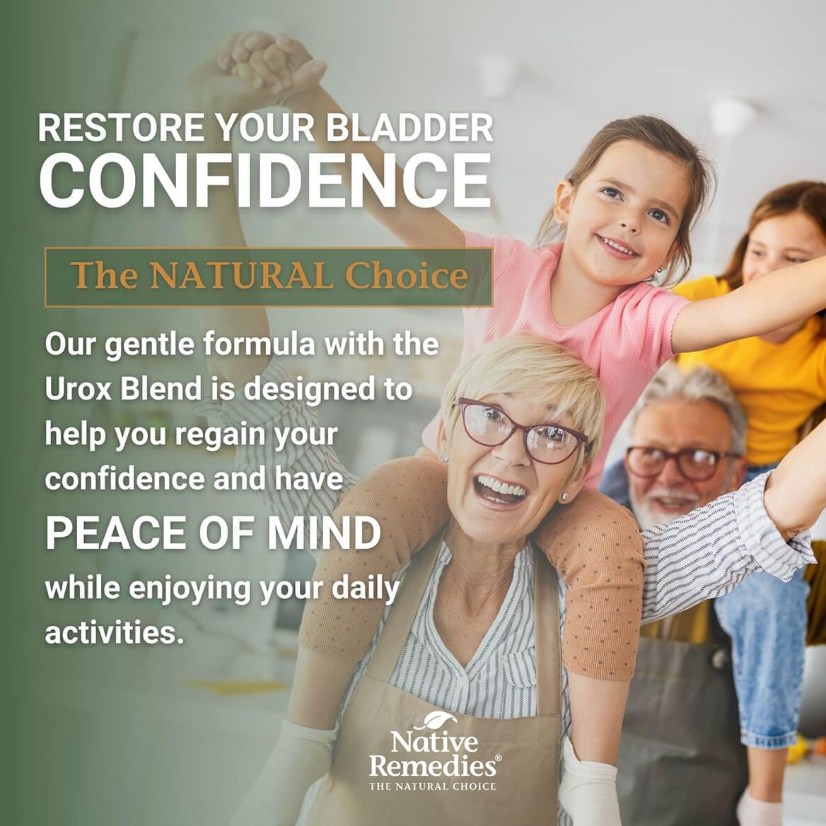 Native Remedies Bladder Control Supplements - Peace of Mind with Urox - Bladder Support for Women & Men, for Overactive Bladders Health - Reduce Nighttime Urination - Non-GMO Vegan Capsules (60 Count) Native Remedies uk supplements