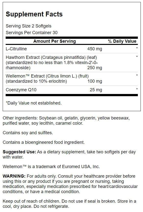 Swanson Healthy Blood Flow 60 SGELS Swanson uk supplements