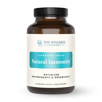 Natural Immunity - Botanical Immune Boost, Targeted Nutrients, T-Cell Support - Oregano, Reishi, Zinc, Vitamin C, Quercetin | 120 (2 Month Supply) The Wellness Company uk supplements