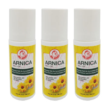 Dr Sana Arnica Roll-On. Topical Analgesic and Moisturizer. Soothes Dry and Cracked Skin. 3 oz. Pack of 3 Dr. Sana uk supplements