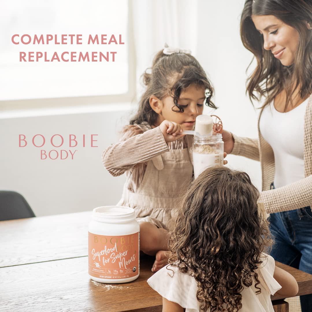 Boobie Body Organic Superfood Plant-Based Protein Shake, Chocolate Bliss, [23.4oz, 1 Tub] Boobie Brands uk supplements