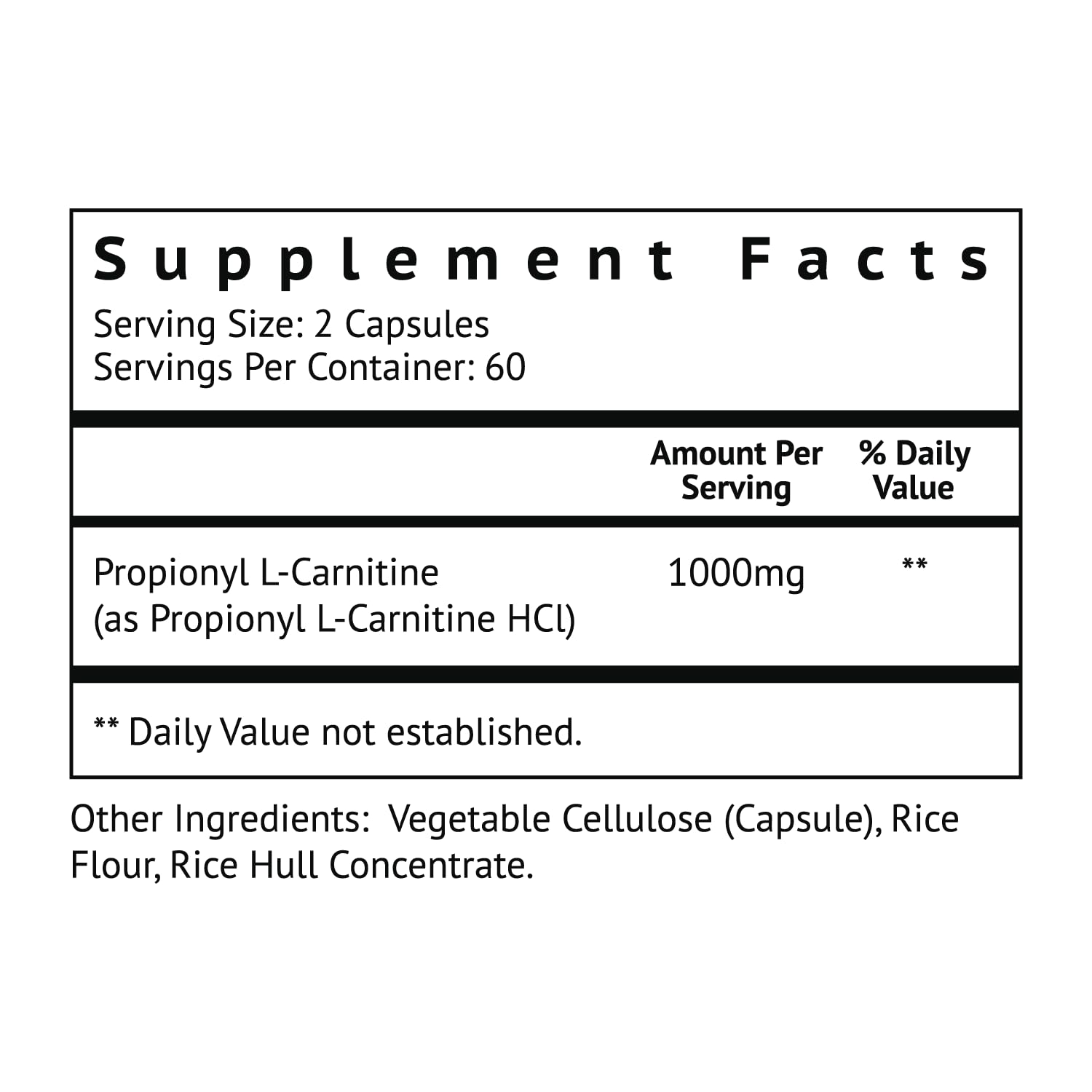Biolor High Absorption Propionyl-L-Carnitine (PLCAR) No Artificial Fillers - Effective Propionyl L Carnitine HCL Supplement to Support Blood Circulation - 120 Capsules Biolor uk supplements