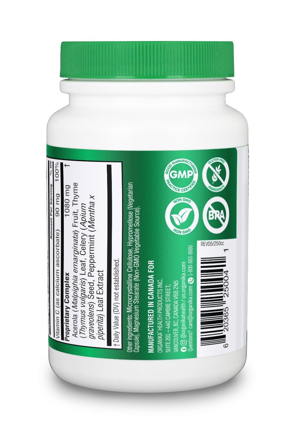Organika Goutrin Uric Acid Flush for Gout (120 Caps): Gentle Gout Support with Cherry, Thyme, Celery Seed, Peppermint, & VIT C: Clean & Vegan Gout Supplements for Men & Women - Metabolism & Mobility Organika uk supplements