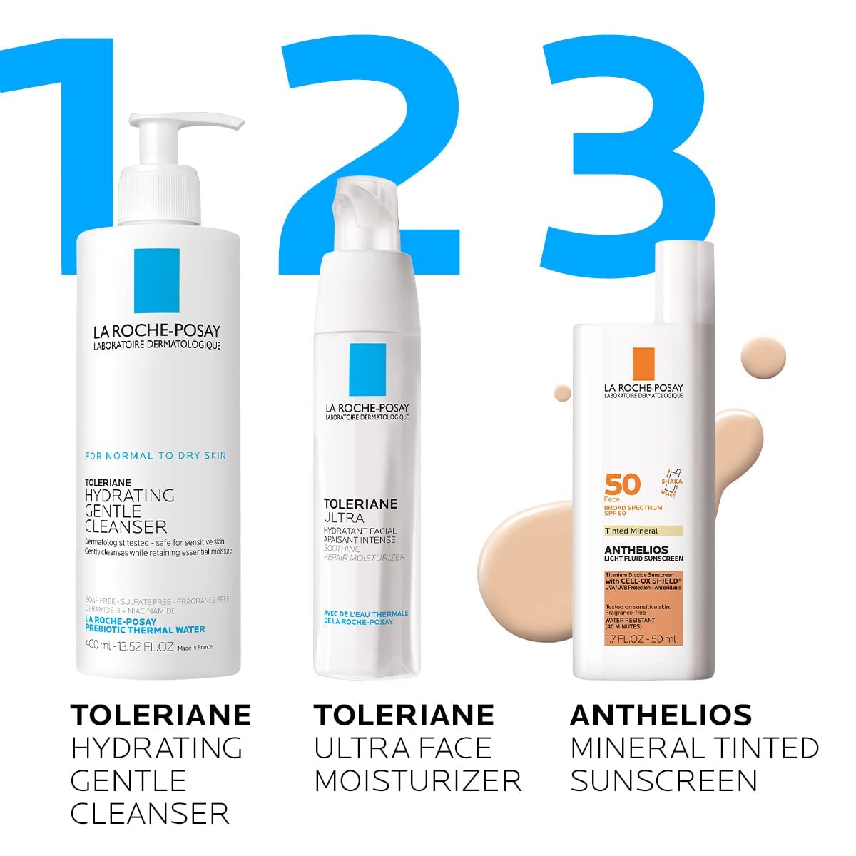 La Roche-Posay Anthelios Tinted Sunscreen SPF 50, Ultra-Light Fluid La Roche-Posay uk supplements