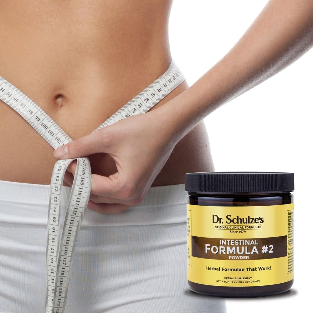 Dr. Schulze's Intestinal Formula #2 - Cleansing Supplement for Colon Health Support - Supports Daily Elimination - Plant-Based Herbal Supplement - Gluten-Free & Vegan - 8 oz Dr. Schulze's uk supplements