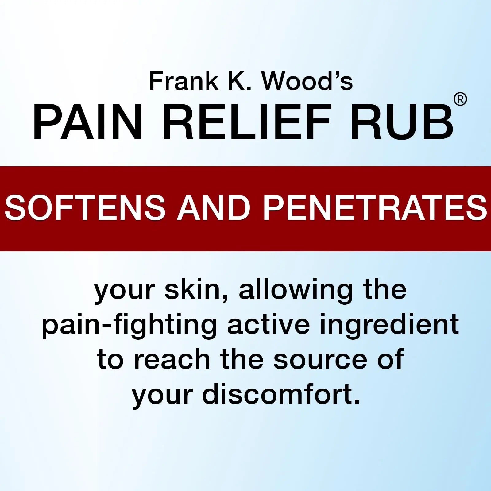 FRANK K. WOOD'S PAIN RELIEF RUB-2 oz (3 Jars) FRANK K. WOOD'S PAIN RELIEF RUB uk supplements
