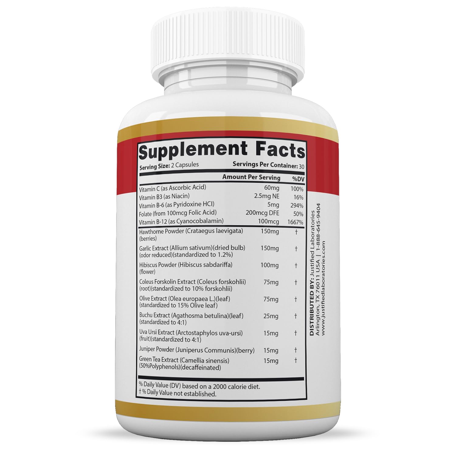 (2 Pack) Blood Balance Advanced Formula 688MG Supplement Pills 120 Capsules Justified Laboratories uk supplements