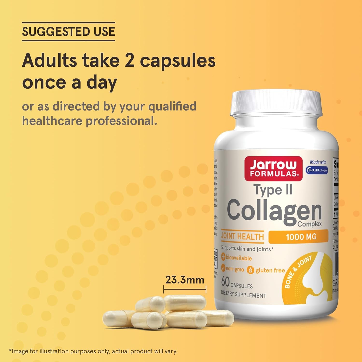 Jarrow's Type II Collagen Complex (Type 2 Collagen), 60 Capsules, Lab-Tested Tudor uk supplements