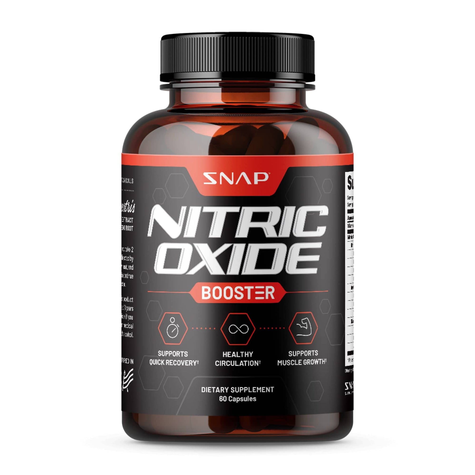 Snap Supplements Nitric Oxide Booster, Performance Formula for Stamina & Endurance Snap Supplements uk supplements