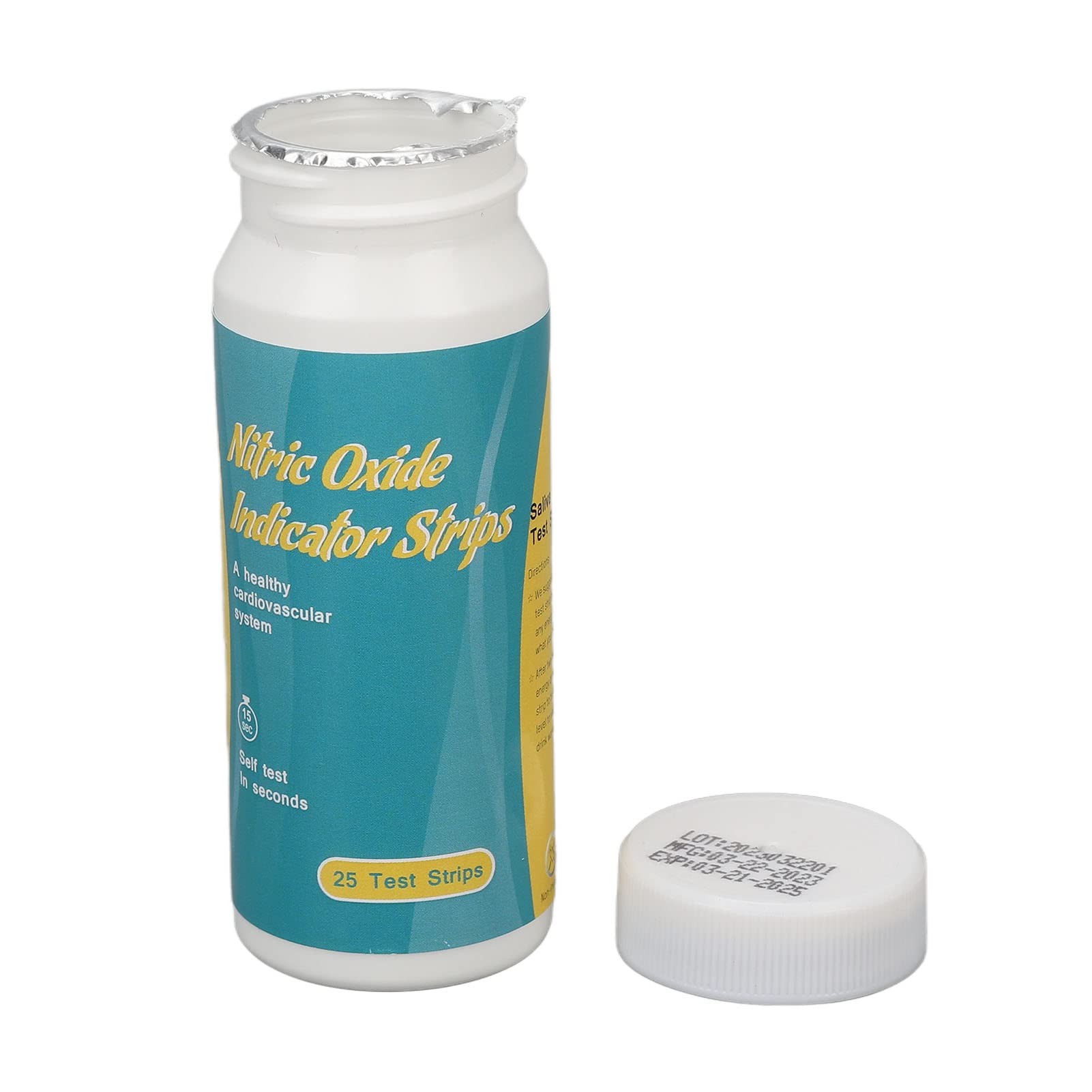 Body Nitric Oxide Test Strips, Fast Results Nitric Oxide Test Strips Highly Accurate 25 Strips DAUERHAFT uk supplements
