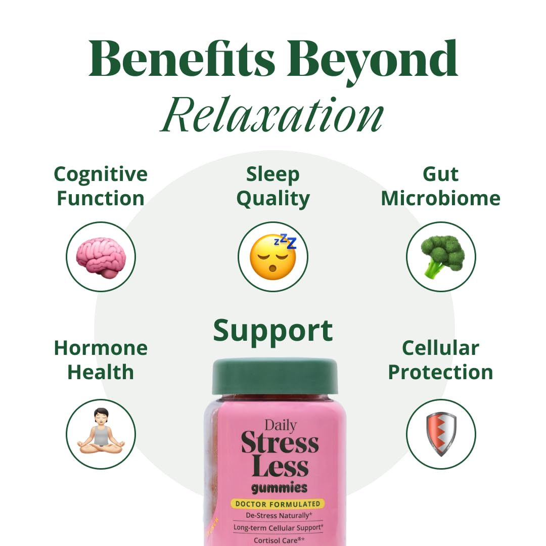 Semaine Stress Less Gummy with Cortisol Care™ 60 Count – Daily Support for Stress, Mood & Sleep Semaine uk supplements