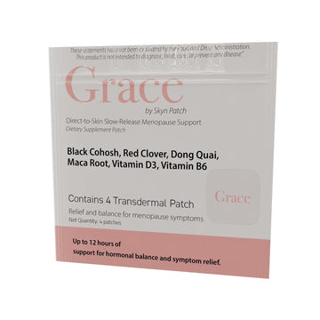Skyn Patch Grace Transdermal Wellness Patch – Plant Based Daily Adaptogens & Nutrient Support | Transdermal Patch Delivery | 4-Night Pack Skyn Patch uk supplements