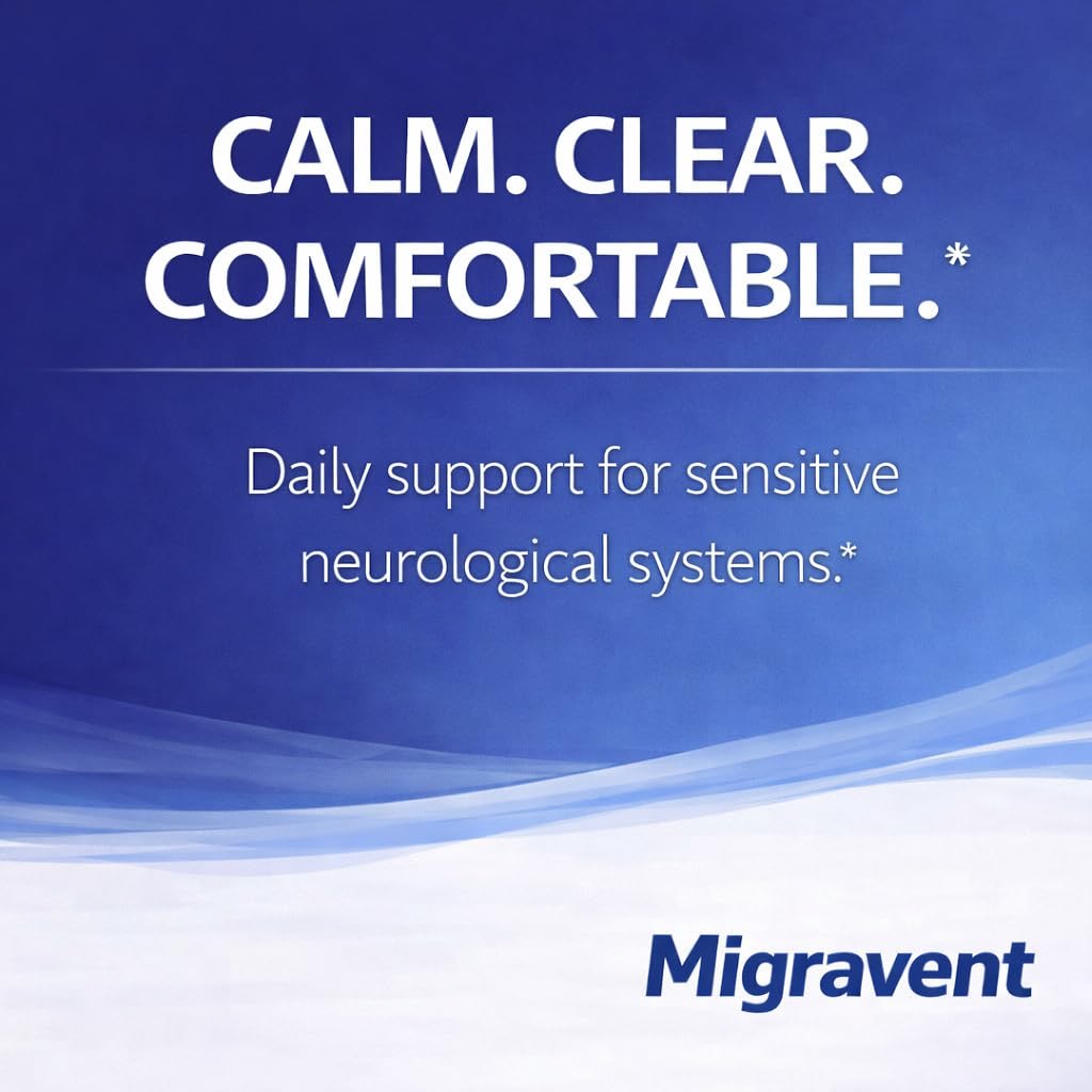Vita Sciences Migravent – Advanced Nutritional Formula with Magnesium, CoQ10, Vitamin B2, and Butterbur for Brain and Circulatory Wellness – 60 Capsules Vita Sciences uk supplements