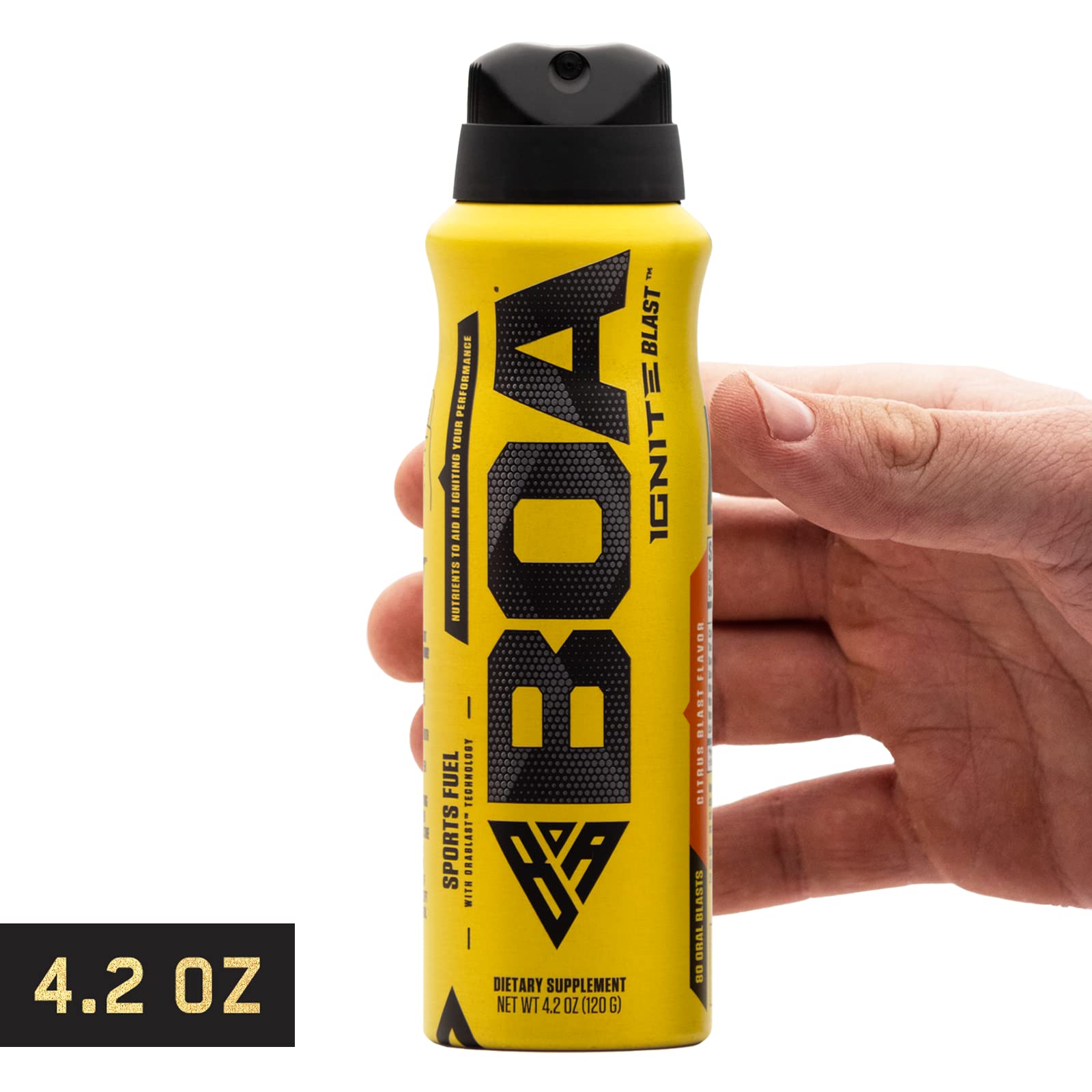 BOA Ignite Blast – Oral Aerosol Rapid Energy Solution – Pre Workout with Caffeine, B Vitamins BOA Nutrition Inc uk supplements