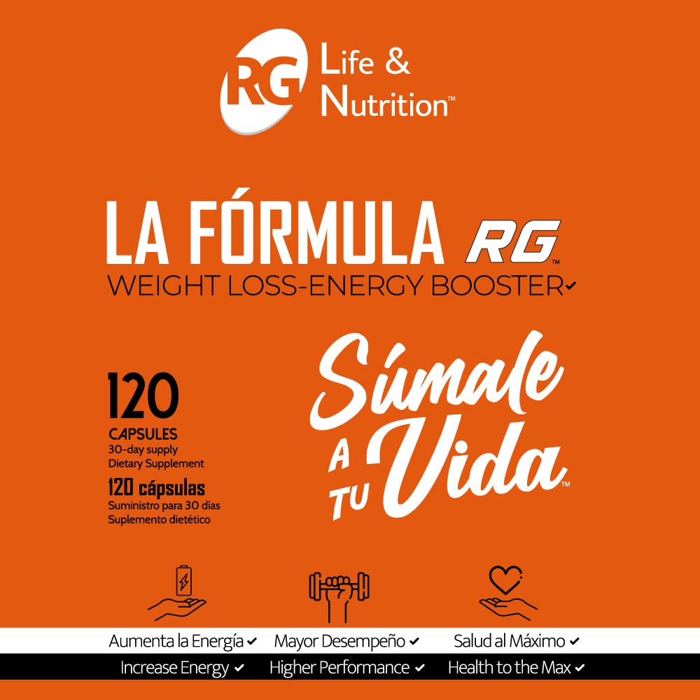 RG LIFE & NUTRITION - Weight Loss Pills, Energy Booster and Fat Burner with Magnesium RG LIFE & NUTRITION uk supplements