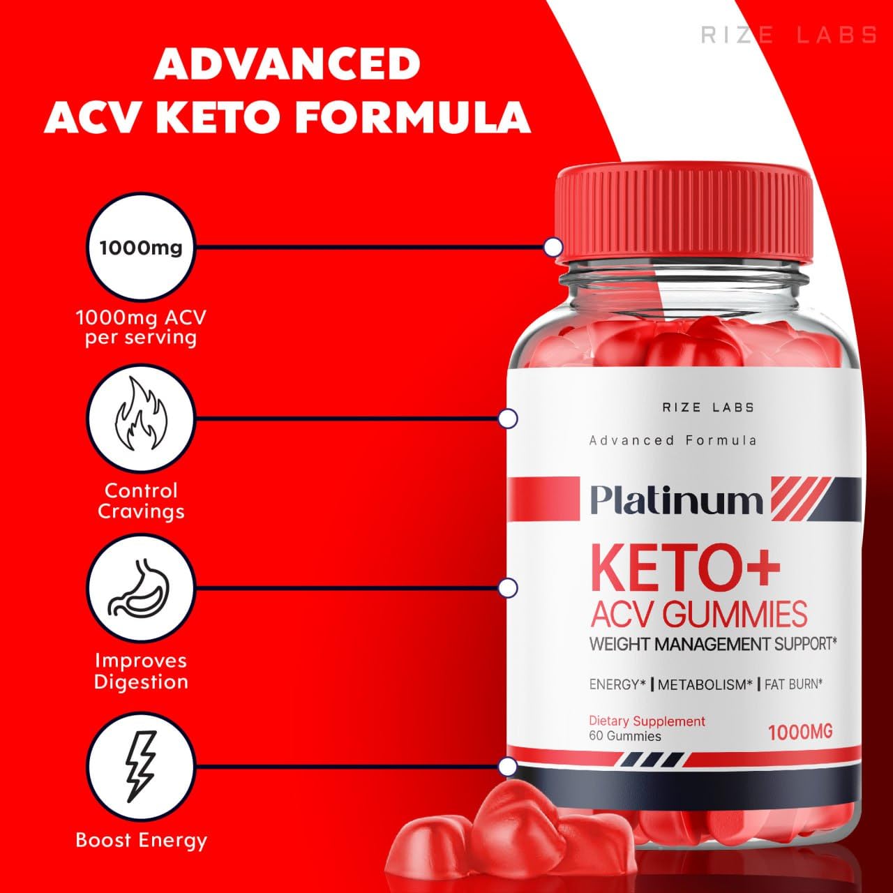 Platinum Keto AVC Gummies, Platinum Keto+ACV Gummies for Advanced Weight Loss rize labs uk supplements