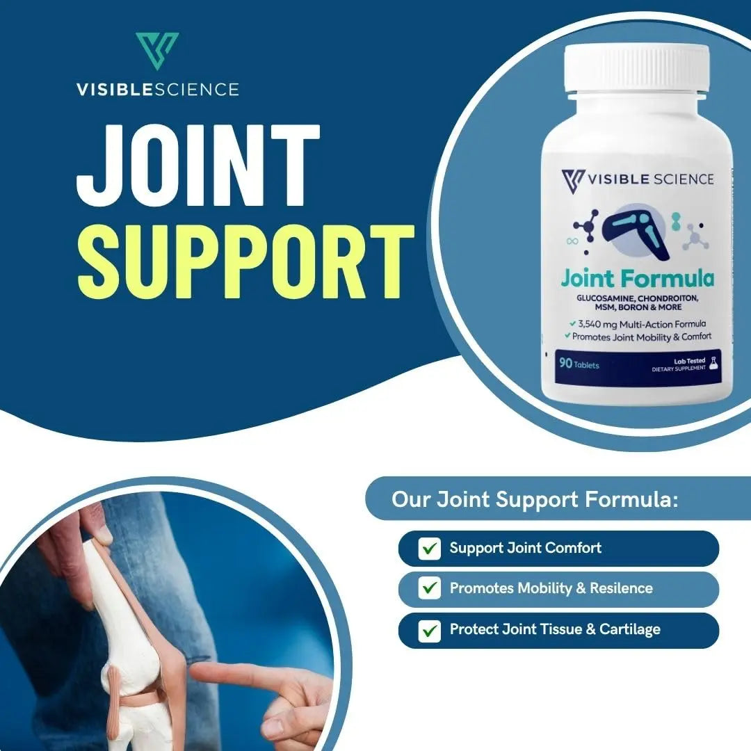 Visible Science Joint Formula – Advanced Joint Support with Herbal Blend & Antioxidants, Tablets 90ct Visible Science uk supplements