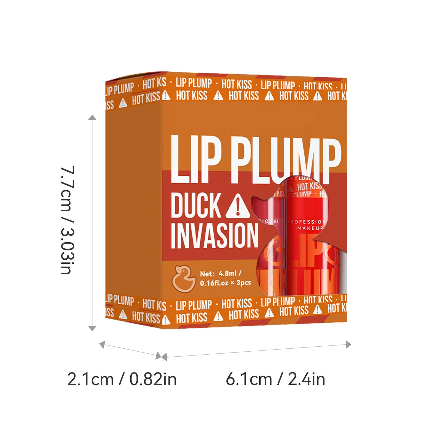 GHFCZOO 3 Colors Duck Lip Plumper Gloss, Hydrating Glitter Shine Primer Lip Tint, Non-Sticky Korean Plumping Lip Oil, Moisturizing Tinted Lip Balm for Sexy, Glossy Lips (Set A, 3pcs/set) GHFCZOO uk supplements