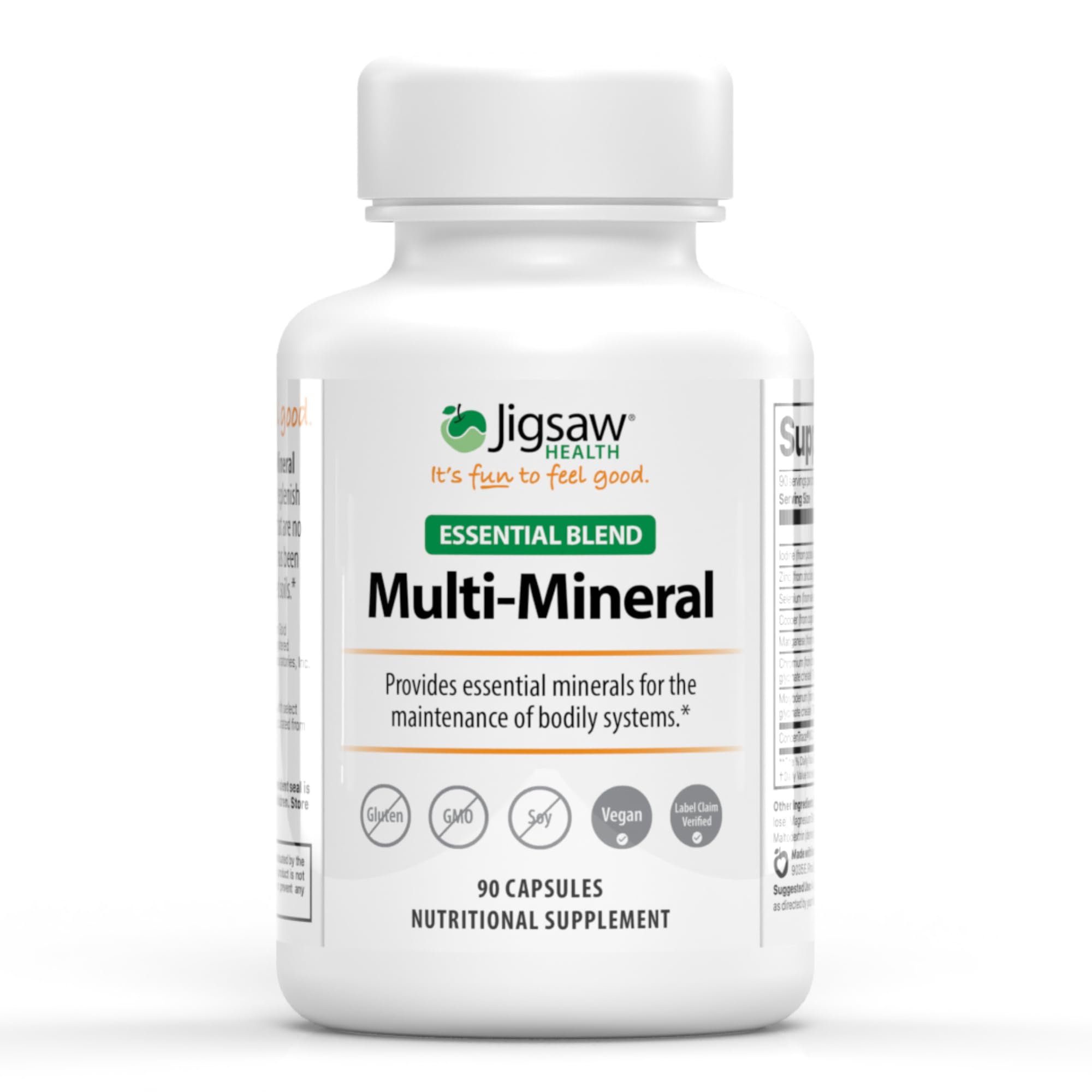 Jigsaw Health Multi-Mineral Essential Blend | 90 Capsules | 90 Servings Jigsaw Health uk supplements