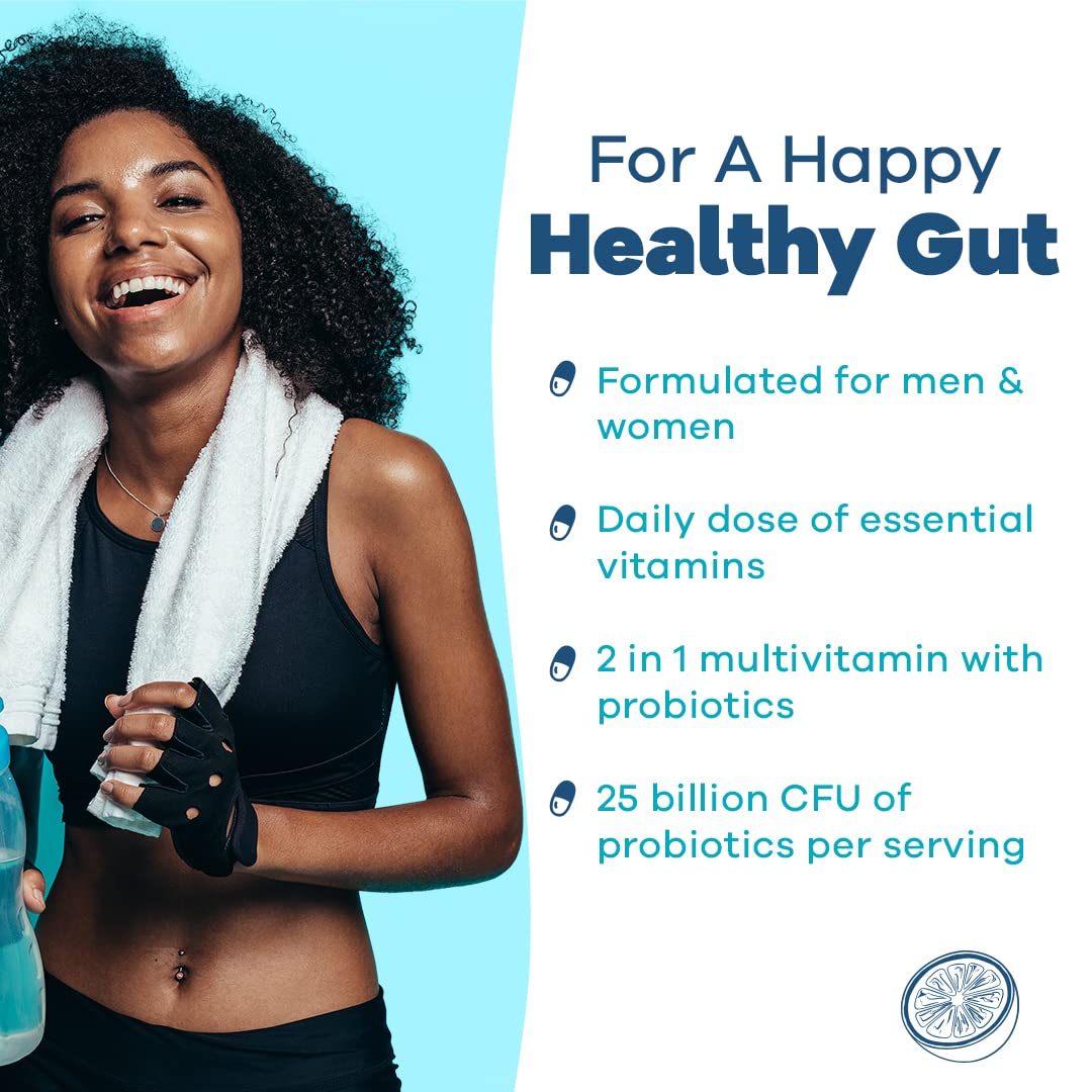 GOBIOTIX Probiotic Multivitamin Supplement - Daily Multivitamins with Probiotics GOBIOTIX uk supplements