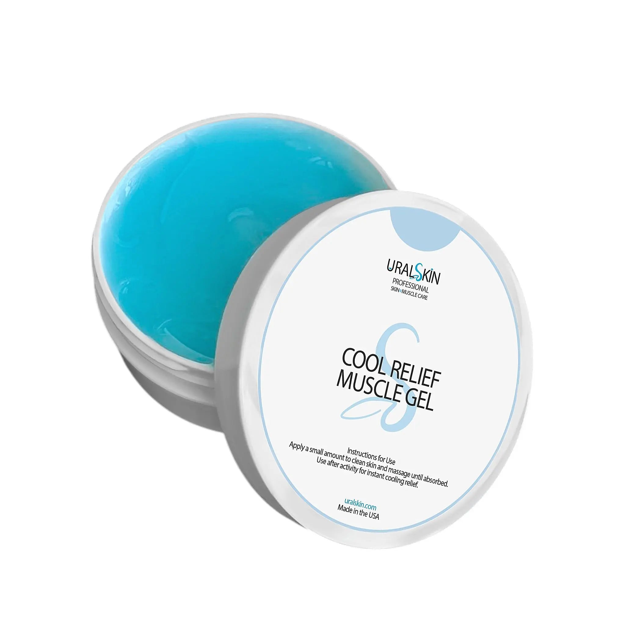 URALSKIN Cooling Muscle Gel – Fast-Drying, Non-Greasy Gel for Body, 4 oz (113 g) UralSkin uk supplements