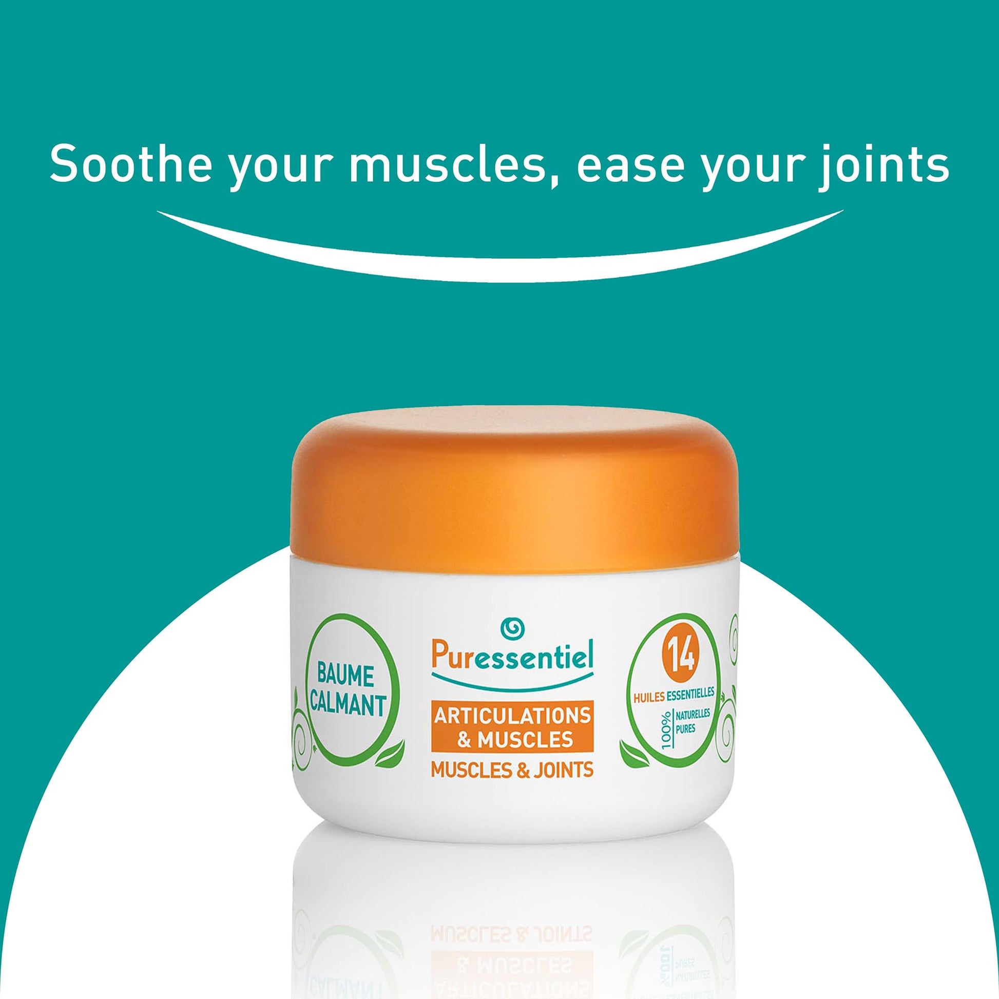 Puressentiel Muscle and Joints Balm - Essential Oil and Shea Butter Balm for Back and Neck Massage - Dye-Free, No Preservatives - 1.01 oz Puressentiel uk supplements