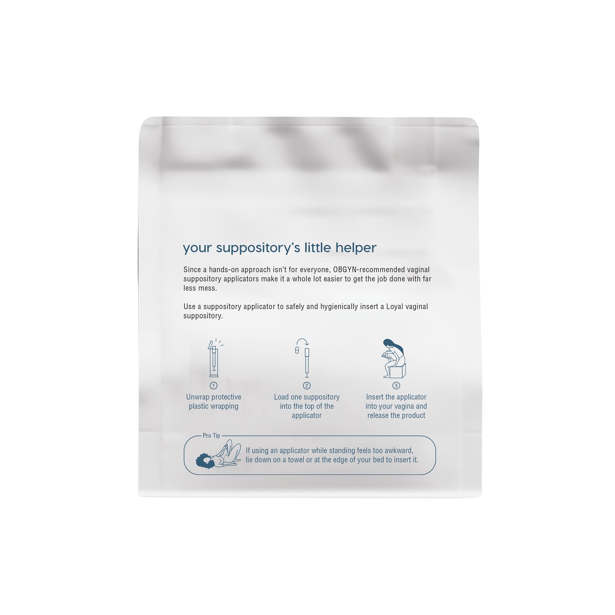 Loyal The Helper Suppository Applicators | Efficient | Compact | Comfortable | Fits Most Brands, Pills, Tablets and Boric Acid Suppositories (30-Pack) Loyal uk supplements