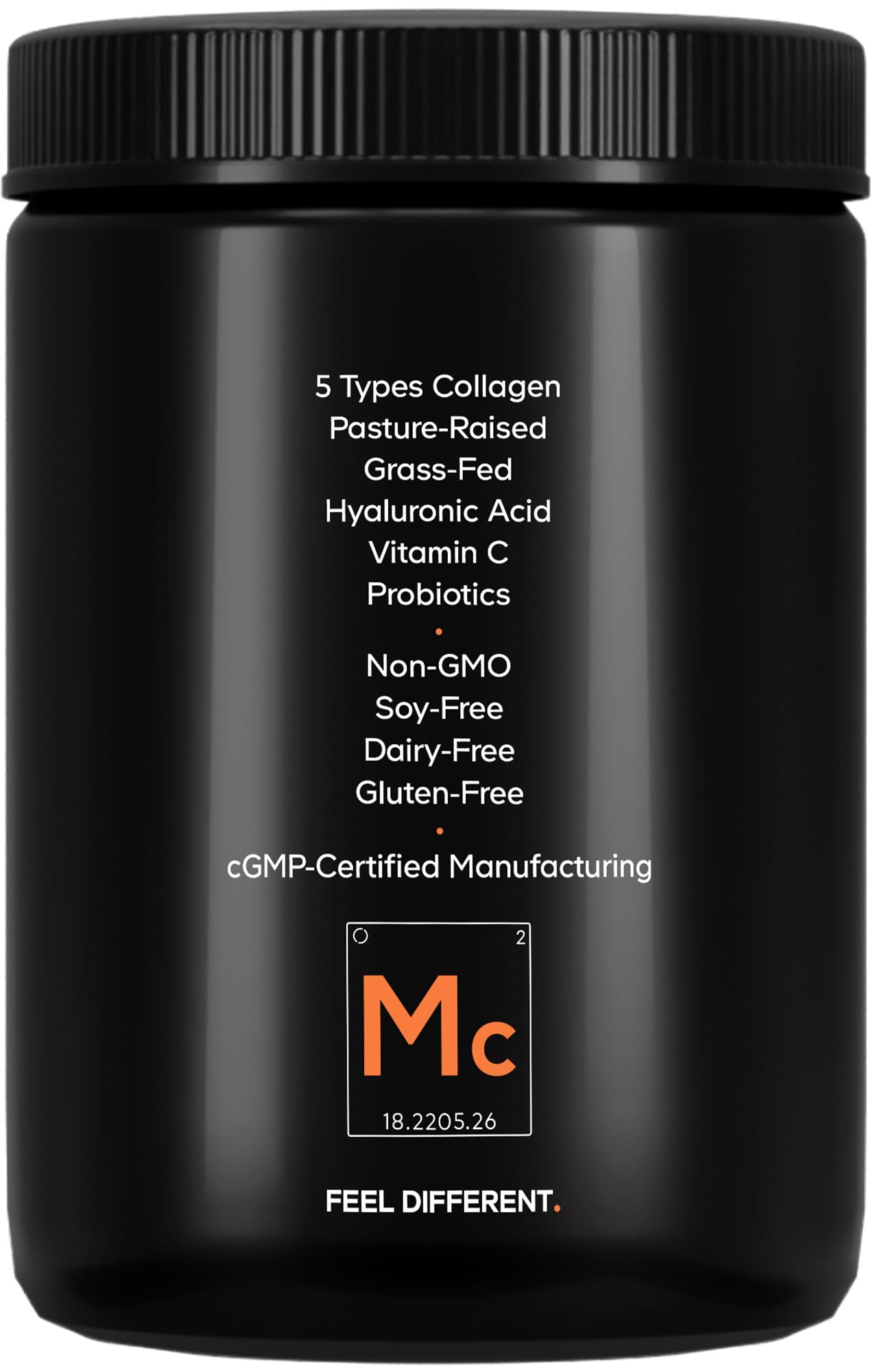 Codeage Multi Collagen Peptides Powder + Probiotics Black Edition, Vitamin C, Hyaluronic Acid Powder Supplement, Grass-Fed, Hydrolyzed, Zero Carbs, Type I, II, III, V & X, Unflavored, 10.58oz Codeage uk supplements