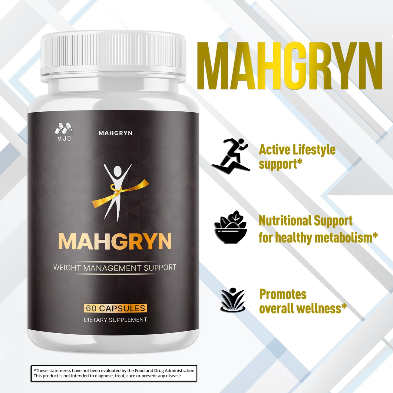 (3 Pack) Mahgryn Capsules, Official Mahgryn Pills with All Natural Ingredients, Advanced Overall Health and Wellness Vitamin Supplement Formula for Maximum Strength Multivitamin Support (180 Capsules) MJO uk supplements